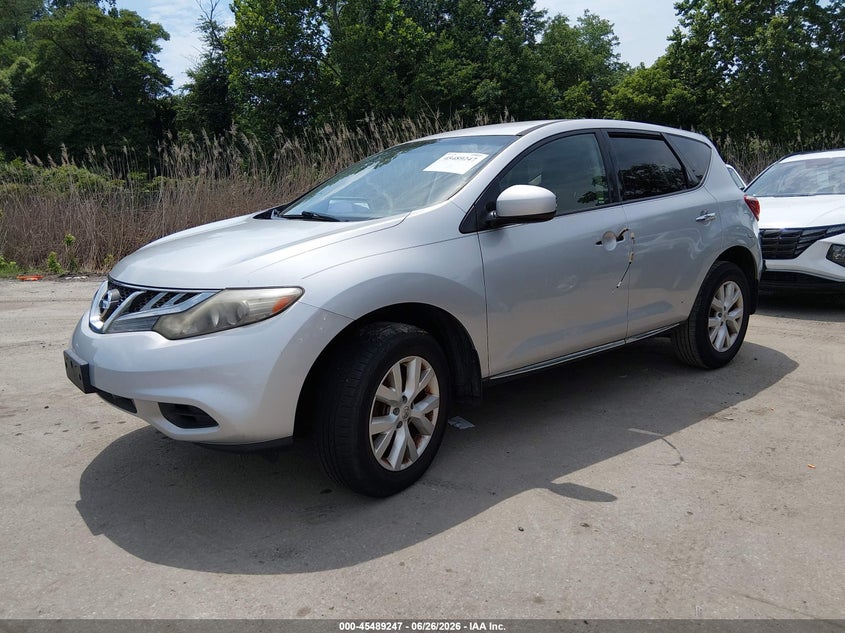 2012 Nissan Murano VIN JN8AZ1MU5CW107998 IAAI salvage auction — NORMAL WEAR, Clear-Dealer Only (Montana), sold $300 on 2026-07-30 (photo 2)