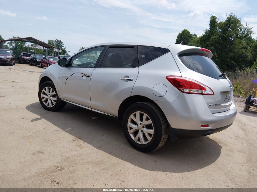 2012 Nissan Murano VIN JN8AZ1MU5CW107998 IAAI salvage auction — NORMAL WEAR, Clear-Dealer Only (Montana), sold $300 on 2026-07-30 (photo 3)