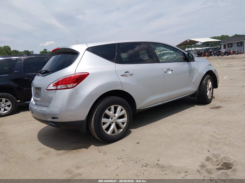 2012 Nissan Murano VIN JN8AZ1MU5CW107998 IAAI salvage auction — NORMAL WEAR, Clear-Dealer Only (Montana), sold $300 on 2026-07-30 (photo 4)