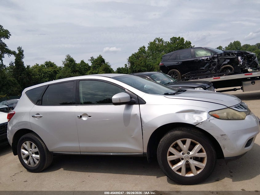 2012 Nissan Murano VIN JN8AZ1MU5CW107998 IAAI salvage auction — NORMAL WEAR, Clear-Dealer Only (Montana), sold $300 on 2026-07-30 (photo 6)