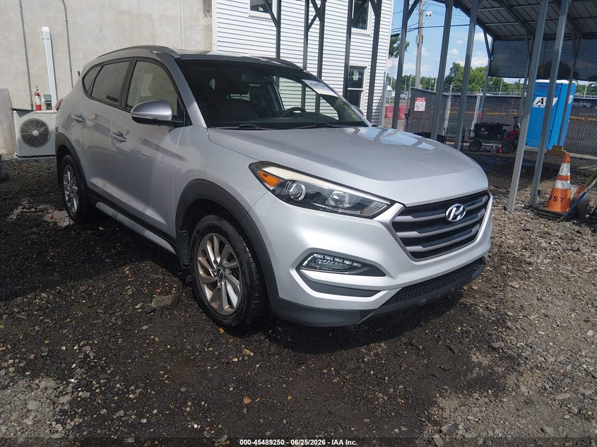 2018 Hyundai Tucson VIN KM8J3CA40JU633053 IAAI salvage auction — REAR END, Salvage (Delaware), sold $5,350 on 2026-07-27 (photo 1)