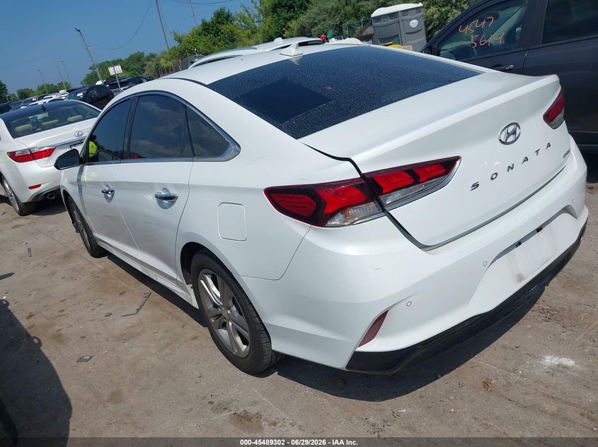 2018 Hyundai Sonata VIN 5NPE34AF9JH682601 IAAI salvage auction — FRONT END, Salvage (Ohio), sold $2,500 on 2026-07-31 (photo 3)