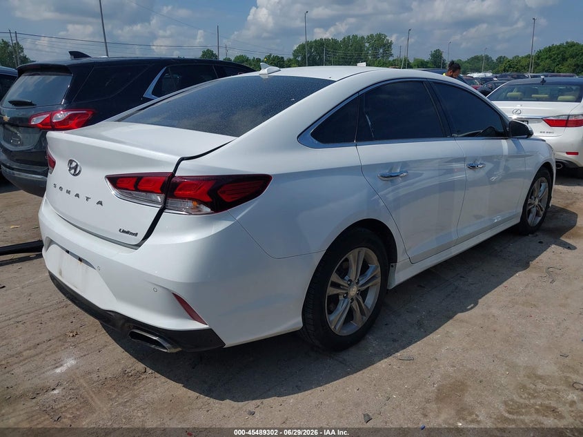 2018 Hyundai Sonata VIN 5NPE34AF9JH682601 IAAI salvage auction — FRONT END, Salvage (Ohio), sold $2,500 on 2026-07-31 (photo 4)