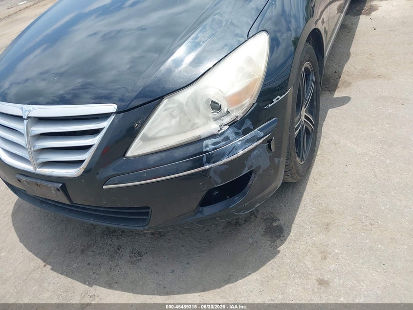 2009 Hyundai Genesis VIN KMHGC46F79U050677 IAAI salvage auction — FRONT END, Clear (Virginia), sold $25 on 2026-07-21 (photo 6)