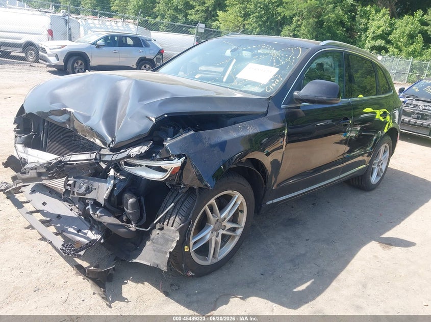 2013 Audi Q5 VIN WA1LFAFP5DA095350 IAAI salvage auction — FRONT END, Salvage Title, sold $25 on 2026-07-21 (photo 2)