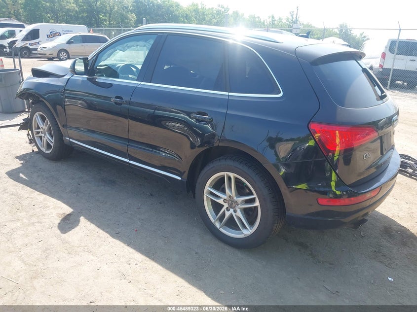 2013 Audi Q5 VIN WA1LFAFP5DA095350 IAAI salvage auction — FRONT END, Salvage Title, sold $25 on 2026-07-21 (photo 3)