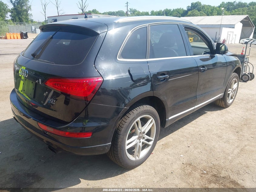 2013 Audi Q5 VIN WA1LFAFP5DA095350 IAAI salvage auction — FRONT END, Salvage Title, sold $25 on 2026-07-21 (photo 4)