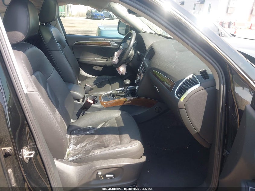 2013 Audi Q5 VIN WA1LFAFP5DA095350 IAAI salvage auction — FRONT END, Salvage Title, sold $25 on 2026-07-21 (photo 5)