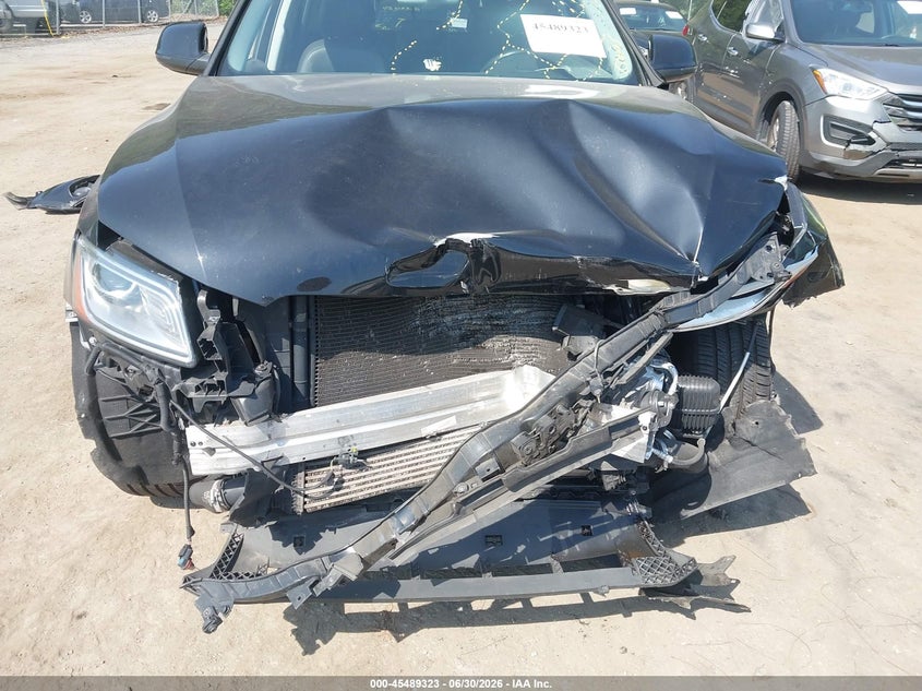 2013 Audi Q5 VIN WA1LFAFP5DA095350 IAAI salvage auction — FRONT END, Salvage Title, sold $25 on 2026-07-21 (photo 6)