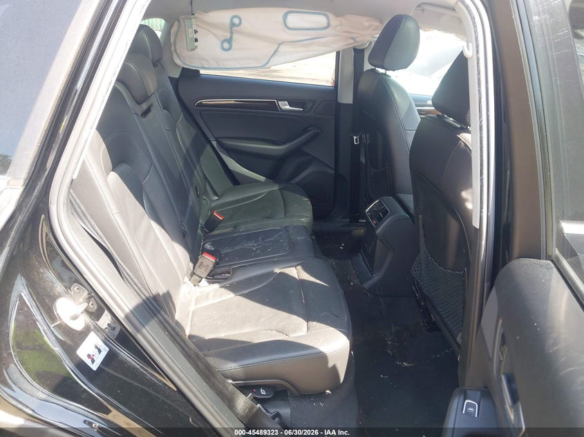 2013 Audi Q5 VIN WA1LFAFP5DA095350 IAAI salvage auction — FRONT END, Salvage Title, sold $25 on 2026-07-21 (photo 8)