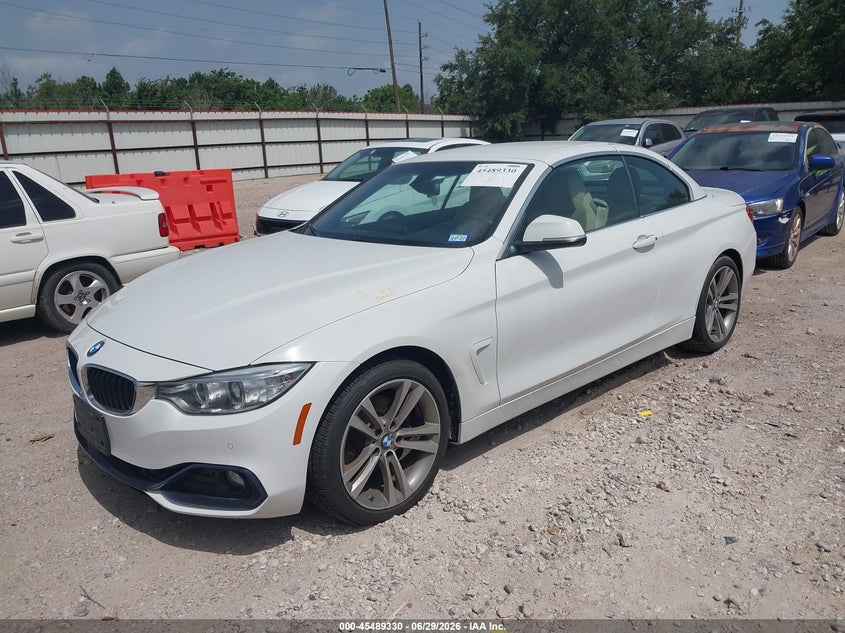 2017 BMW 4er VIN WBA4U7C33H5H20170 IAAI salvage auction — ROOF, Salvage (Texas), sold $2,525 on 2026-07-30 (photo 2)