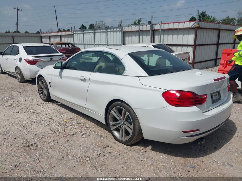 2017 BMW 4er VIN WBA4U7C33H5H20170 IAAI salvage auction — ROOF, Salvage (Texas), sold $2,525 on 2026-07-30 (photo 3)