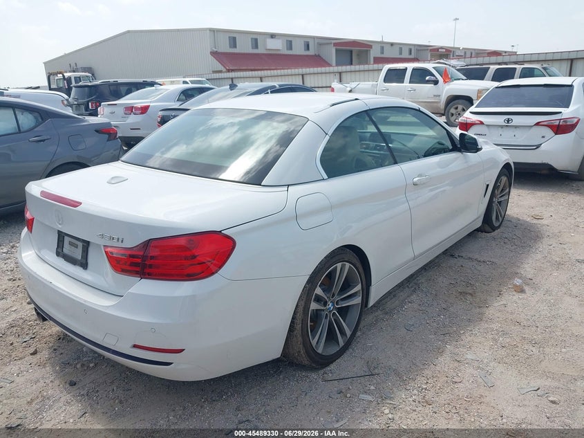 2017 BMW 4er VIN WBA4U7C33H5H20170 IAAI salvage auction — ROOF, Salvage (Texas), sold $2,525 on 2026-07-30 (photo 4)