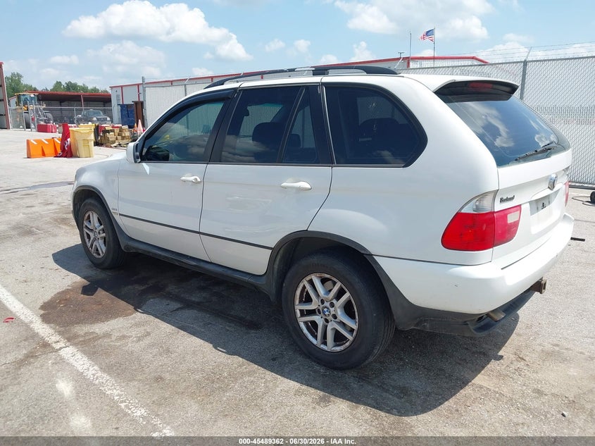 2005 BMW X5 VIN 5UXFA13545LY21191 IAAI salvage auction — REAR END, Clear (Indiana), sold $450 on 2026-07-26 (photo 3)