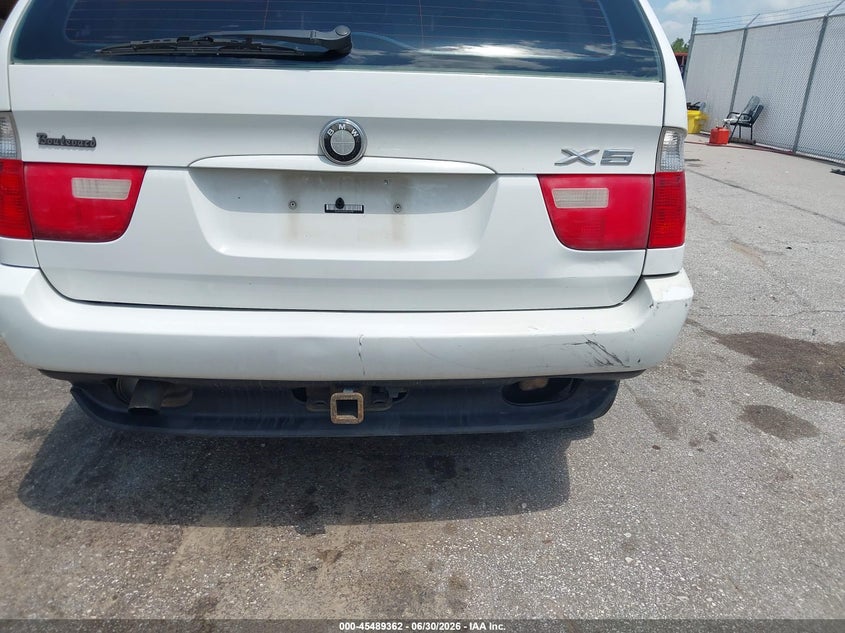 2005 BMW X5 VIN 5UXFA13545LY21191 IAAI salvage auction — REAR END, Clear (Indiana), sold $450 on 2026-07-26 (photo 6)