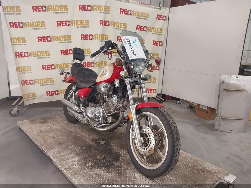 1996 Yamaha Xv750 VIN JYA3ALE03TA047747 IAAI salvage auction — LEFT & RIGHT, Salvage (Georgia), sold $75 on 2026-08-13 (photo 1)