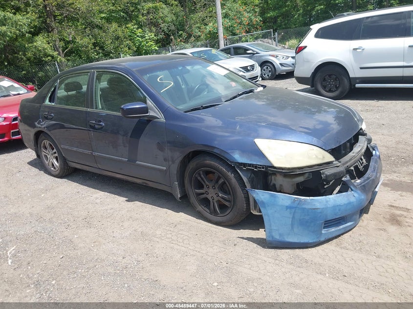2007 Honda Accord VIN JHMCM56367C014718 IAAI salvage auction — FRONT END, Parts Only Bos (Maryland), sold $250 on 2026-07-15 (photo 1)
