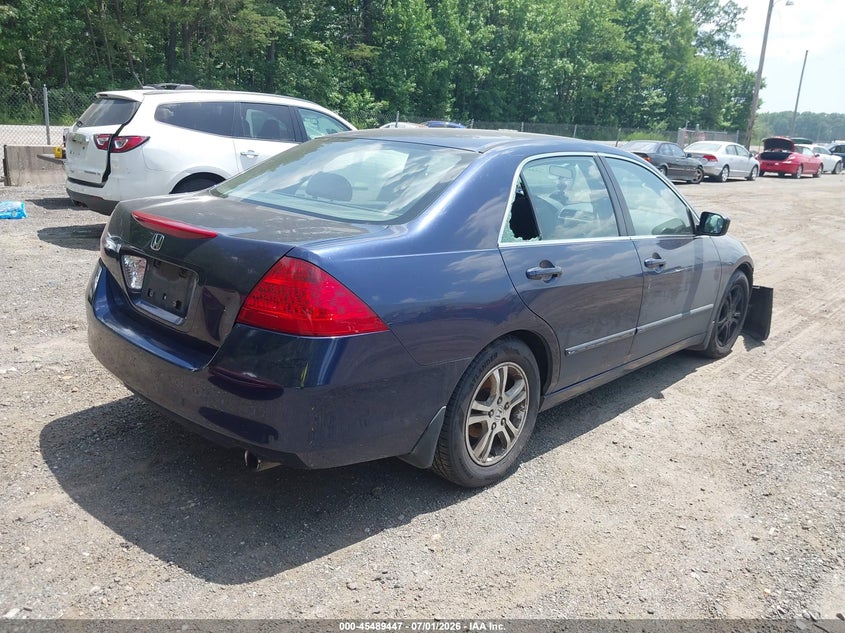 2007 Honda Accord VIN JHMCM56367C014718 IAAI salvage auction — FRONT END, Parts Only Bos (Maryland), sold $250 on 2026-07-15 (photo 4)
