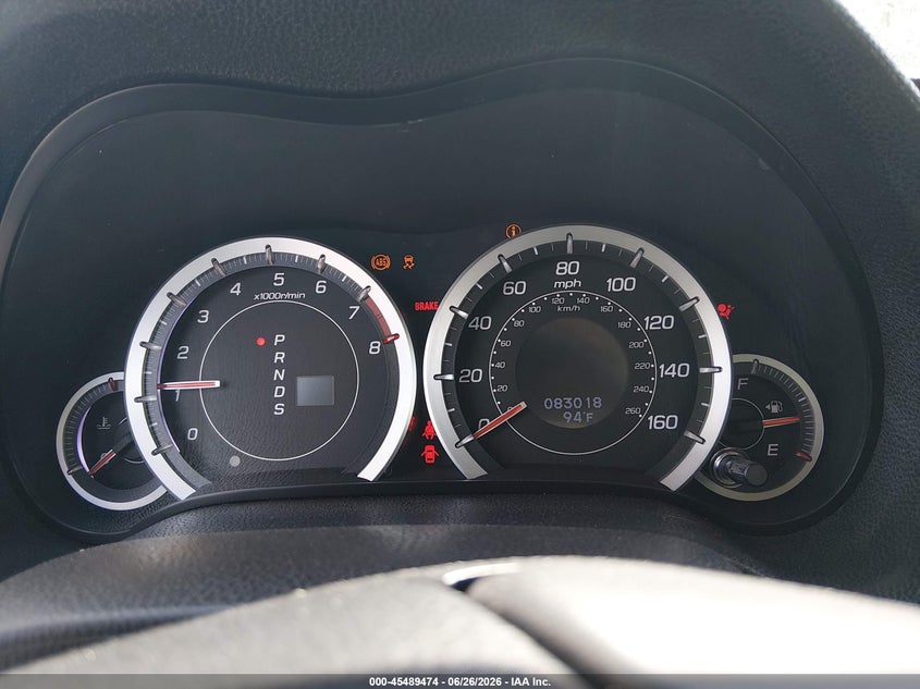 2012 Acura Tsx VIN JH4CU2F4XCC025643 IAAI salvage auction — FRONT END, Salvage (Louisiana), sold $1,750 on 2026-07-29 (photo 7)
