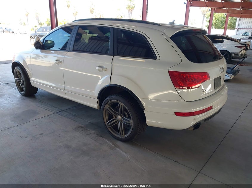 2014 Audi Q7 VIN WA1DGAFE9ED012051 IAAI salvage auction — NORMAL WEAR, Salvage Title - Dealer (California), sold $750 on 2026-07-28 (photo 3)