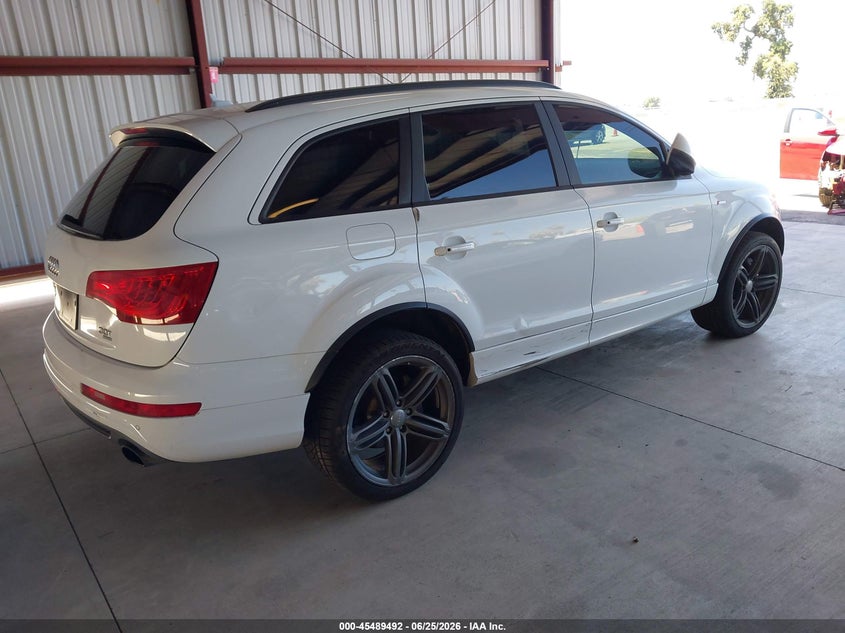 2014 Audi Q7 VIN WA1DGAFE9ED012051 IAAI salvage auction — NORMAL WEAR, Salvage Title - Dealer (California), sold $750 on 2026-07-28 (photo 4)