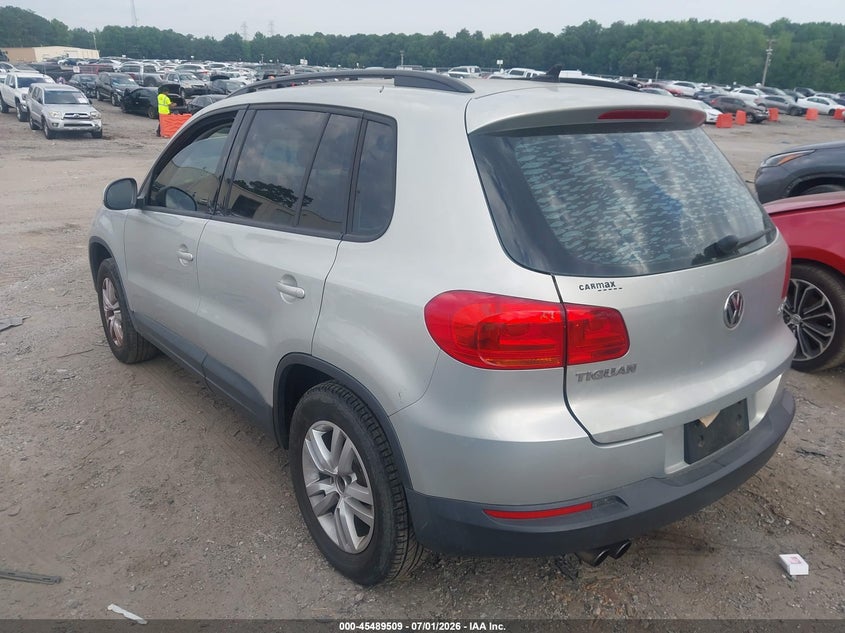 2015 Volkswagen Tiguan VIN WVGAV7AX2FW559979 IAAI salvage auction — RIGHT SIDE, Salvage (Georgia), sold $1,150 on 2026-08-05 (photo 3)