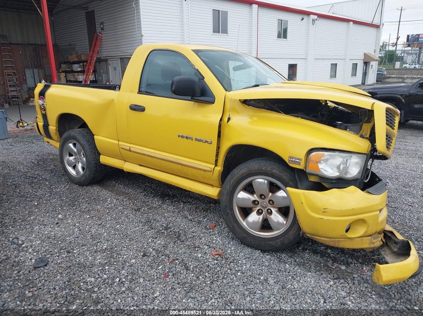 2005 Dodge Ram VIN 1D7HA16D05J520321 IAAI salvage auction — FRONT & REAR, Salvage (North Carolina), sold $600 on 2026-10-16 (photo 1)