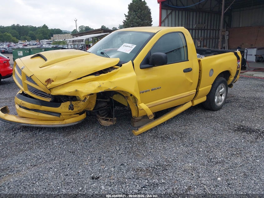2005 Dodge Ram VIN 1D7HA16D05J520321 IAAI salvage auction — FRONT & REAR, Salvage (North Carolina), sold $600 on 2026-10-16 (photo 2)
