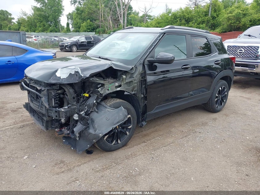 2022 Chevrolet Trailblazer VIN KL79MRSL4NB006481 IAAI salvage auction — FRONT END, Salvage (Michigan), sold $2,150 on 2026-07-30 (photo 2)