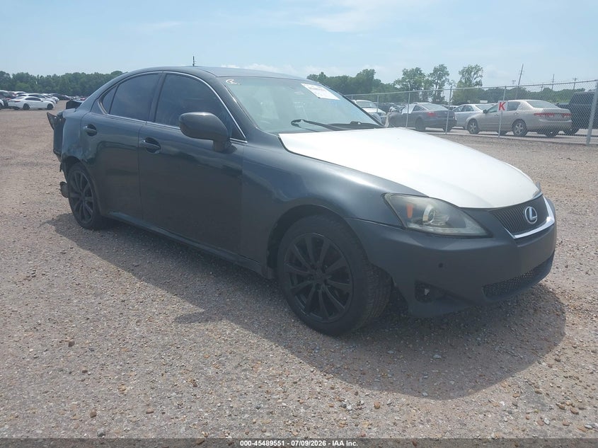 2008 Lexus Is VIN JTHCK262182023345 IAAI salvage auction — FRONT & REAR, Salvage (Tennessee), sold $25 on 2026-07-21 (photo 1)