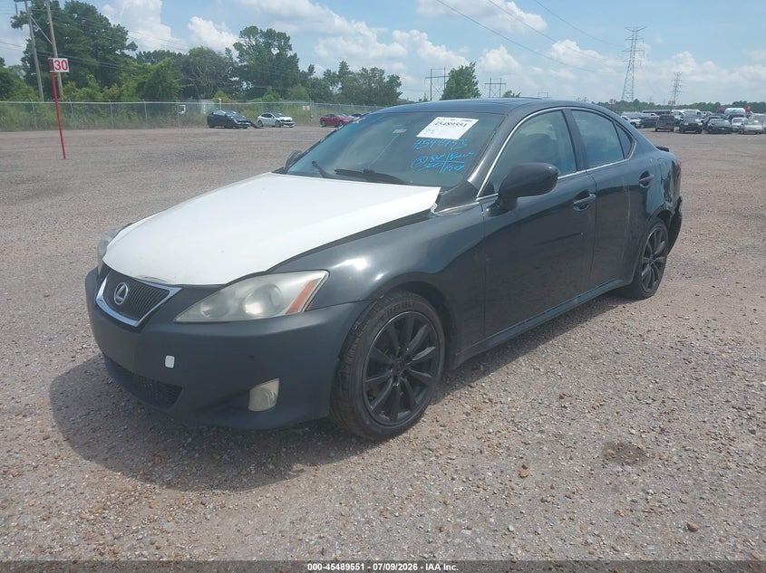 2008 Lexus Is VIN JTHCK262182023345 IAAI salvage auction — FRONT & REAR, Salvage (Tennessee), sold $25 on 2026-07-21 (photo 2)