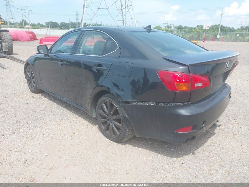 2008 Lexus Is VIN JTHCK262182023345 IAAI salvage auction — FRONT & REAR, Salvage (Tennessee), sold $25 on 2026-07-21 (photo 3)