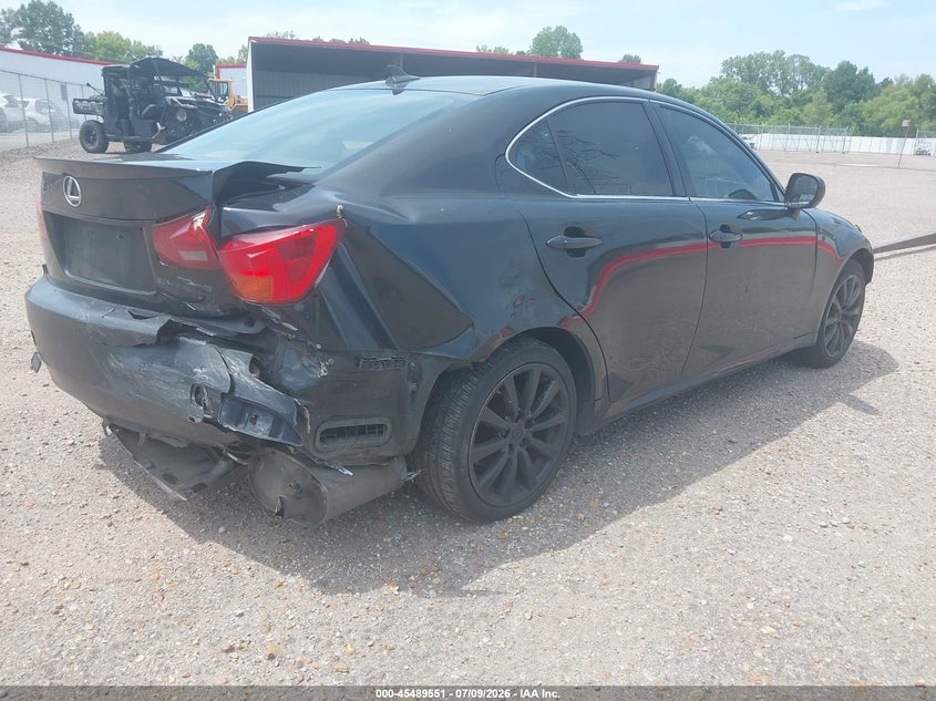 2008 Lexus Is VIN JTHCK262182023345 IAAI salvage auction — FRONT & REAR, Salvage (Tennessee), sold $25 on 2026-07-21 (photo 4)