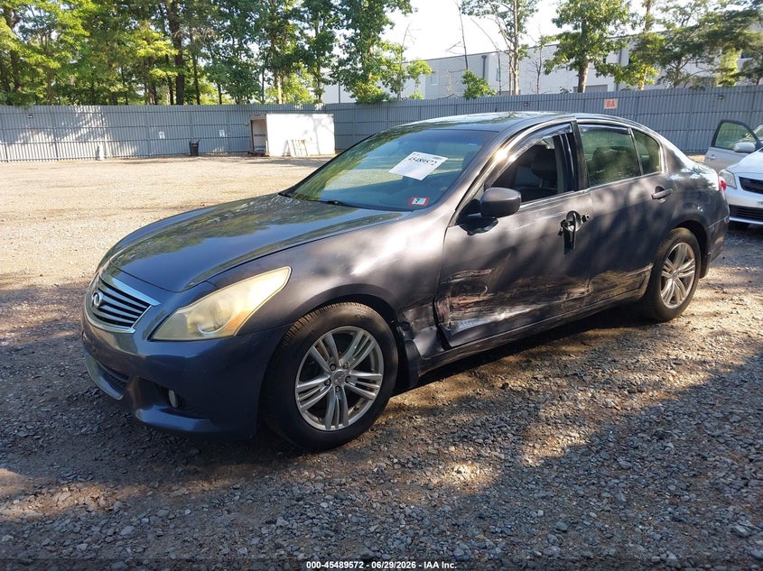 2011 Infiniti G37 VIN JN1CV6AR4BM356349 IAAI salvage auction — LEFT & RIGHT, Clear (New Jersey), sold $875 on 2026-07-22 (photo 2)