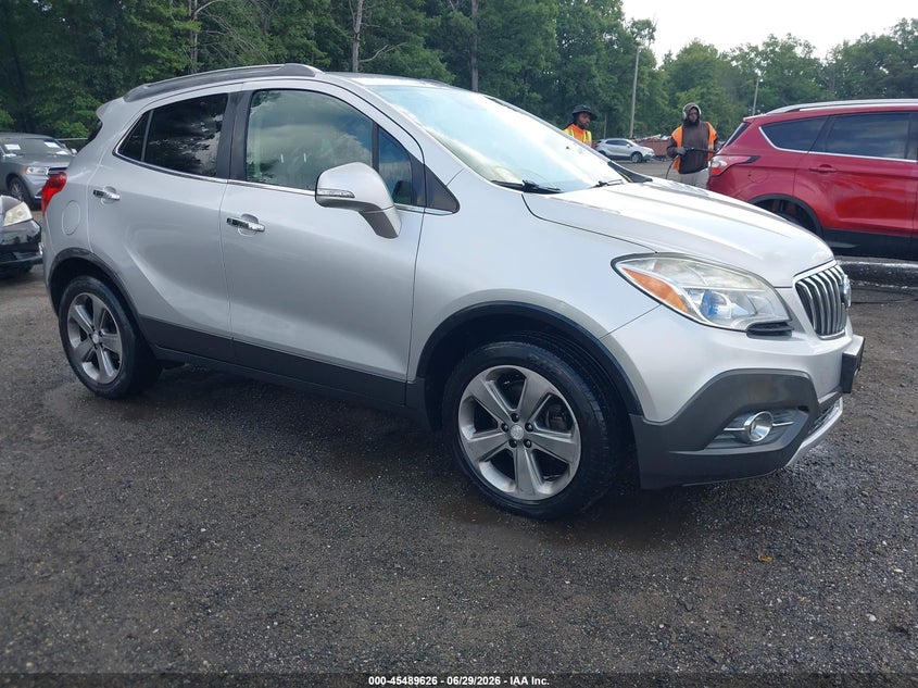 2014 Buick Encore VIN KL4CJBSB5EB597608 IAAI salvage auction — SIDE, Salvage Title, sold $450 on 2026-07-22 (photo 1)