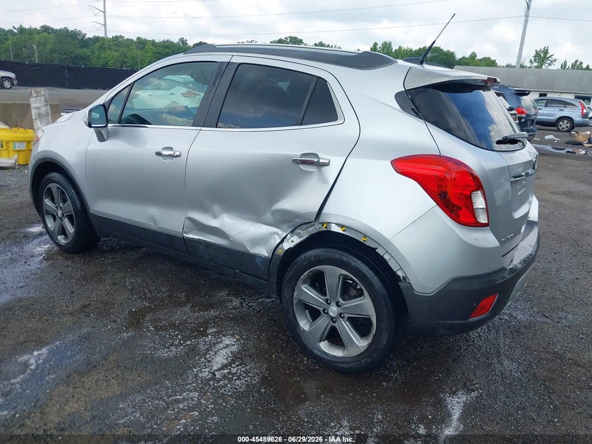 2014 Buick Encore VIN KL4CJBSB5EB597608 IAAI salvage auction — SIDE, Salvage Title, sold $450 on 2026-07-22 (photo 3)