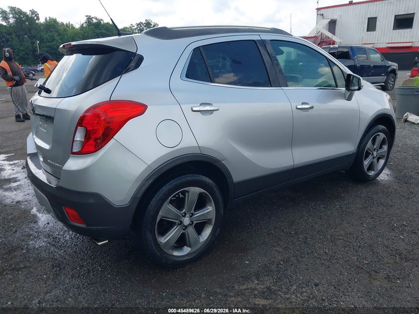 2014 Buick Encore VIN KL4CJBSB5EB597608 IAAI salvage auction — SIDE, Salvage Title, sold $450 on 2026-07-22 (photo 4)