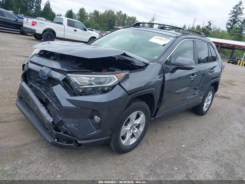 2019 Toyota Rav 4 VIN JTMRWRFV2KD015639 IAAI salvage auction — FRONT END, Salvage Title, sold $25 on 2026-07-29 (photo 2)