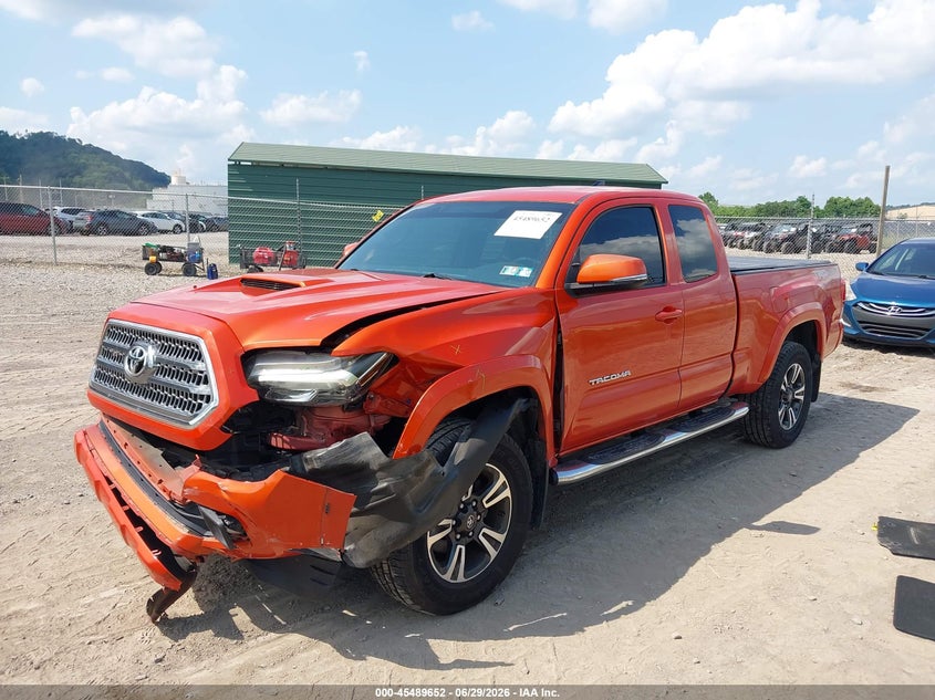 2016 Toyota Tacoma VIN 5TFSZ5AN5GX024074 IAAI salvage auction — LEFT FRONT, Salvage Title, sold $13,800 on 2026-07-21 (photo 2)