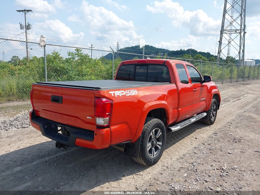2016 Toyota Tacoma VIN 5TFSZ5AN5GX024074 IAAI salvage auction — LEFT FRONT, Salvage Title, sold $13,800 on 2026-07-21 (photo 4)