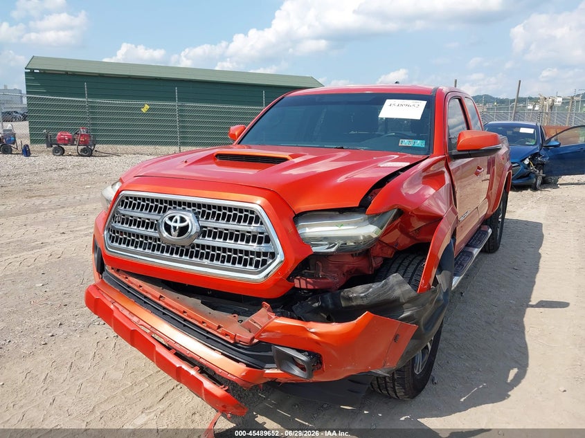 2016 Toyota Tacoma VIN 5TFSZ5AN5GX024074 IAAI salvage auction — LEFT FRONT, Salvage Title, sold $13,800 on 2026-07-21 (photo 6)