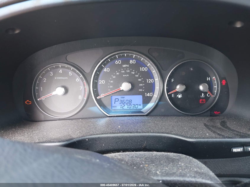2012 Hyundai Santa fe VIN 5XYZGDAB9CG100588 IAAI salvage auction — NORMAL WEAR, Original (Ohio), sold $1,100 on 2026-07-28 (photo 7)