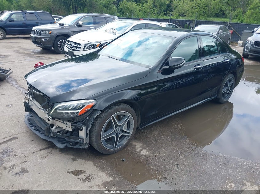 2019 Mercedes-benz C-klasse VIN 55SWF8EB4KU309183 IAAI salvage auction — FRONT END, Salvage Title, sold $5,000 on 2026-07-29 (photo 2)