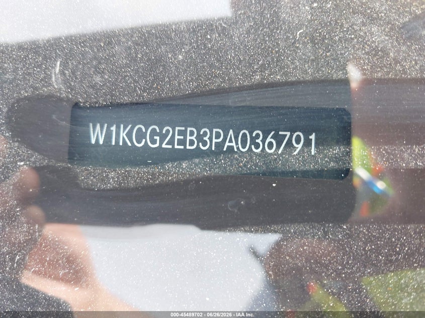 2023 Mercedes-benz VIN W1KCG2EB3PA036791 IAAI salvage auction — LEFT SIDE, Salvage (Virginia), sold $17,500 on 2026-07-28 (photo 9)