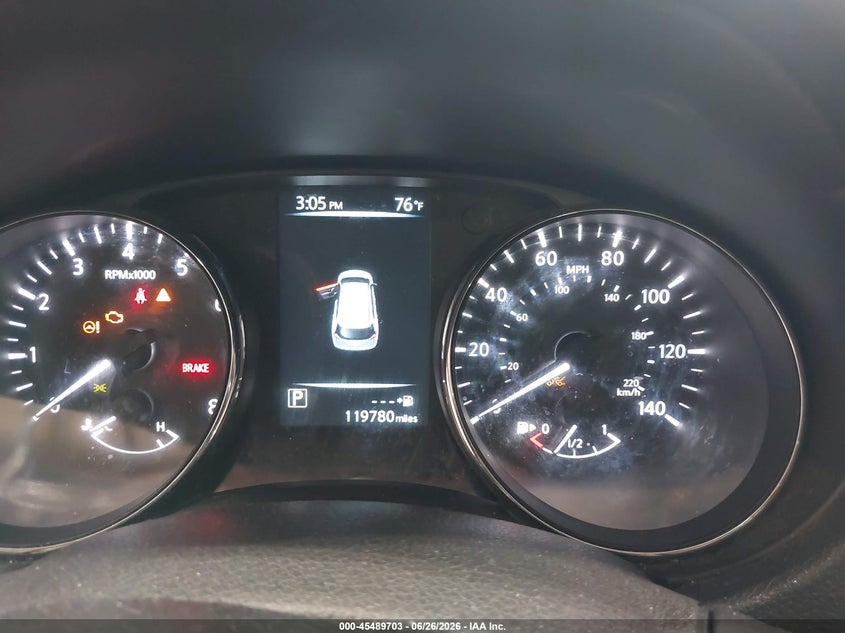 2017 Nissan Rogue VIN 5N1AT2MV9HC844394 IAAI salvage auction — RIGHT FRONT, Salvage Title, sold $1,500 on 2026-07-25 (photo 7)
