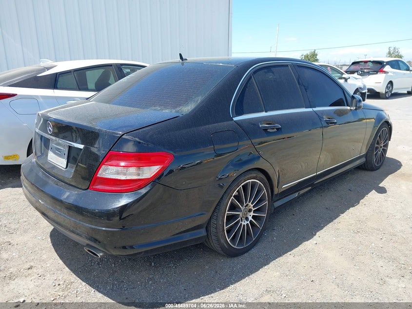 2010 Mercedes-benz C class VIN WDDGF5EB6AR110560 IAAI salvage auction — FRONT END, Salvage (California), sold $475 on 2026-07-16 (photo 4)