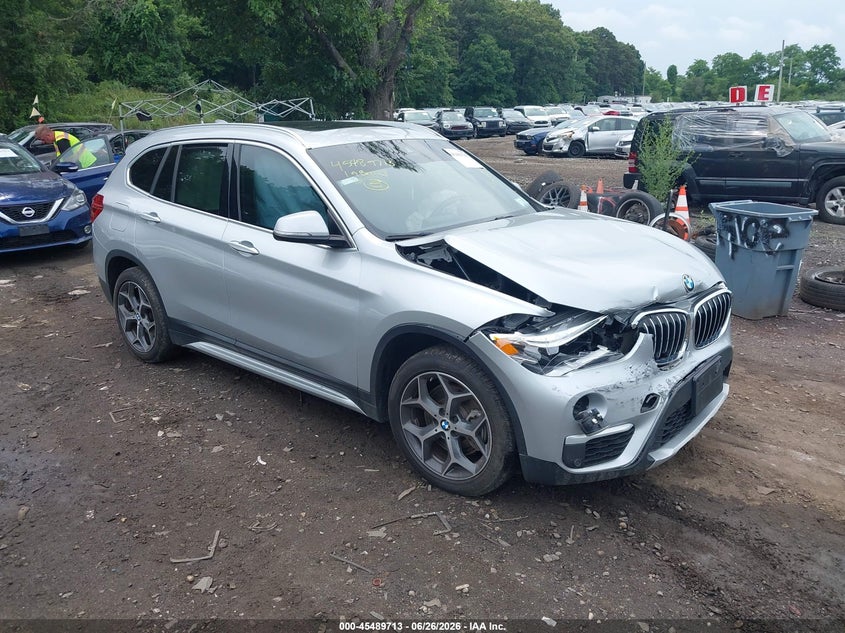 2019 BMW X1 VIN WBXHT3C52K5L91339 IAAI salvage auction — FRONT END, Mv-907A (New York), sold $2,900 on 2026-07-14 (photo 1)