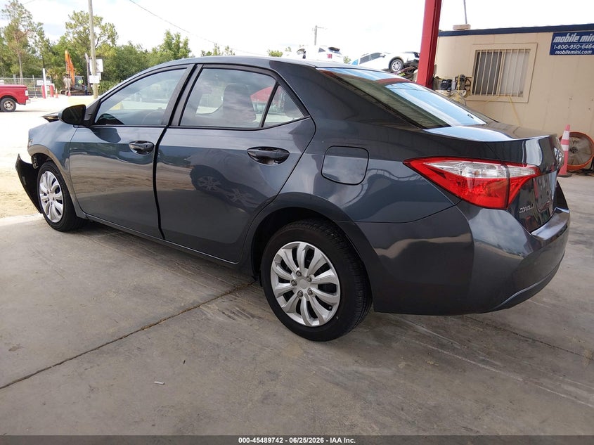 2016 Toyota Corolla VIN 2T1BURHE3GC634145 IAAI salvage auction — FRONT END, Rebuildable (Florida), sold $1,100 on 2026-07-10 (photo 3)