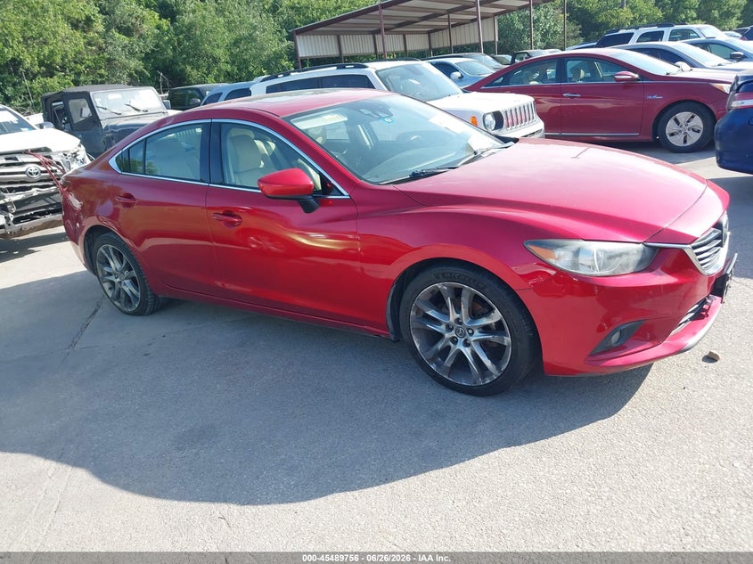 2015 Mazda 6 VIN JM1GJ1W59F1191666 IAAI salvage auction — NORMAL WEAR, Original (Texas), sold $750 on 2026-07-29 (photo 1)