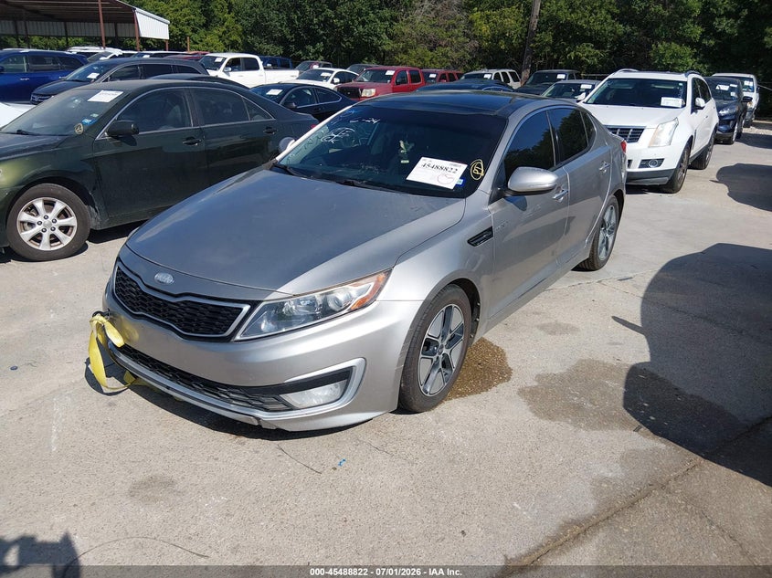 2013 Kia Optima VIN KNAGM4AD0D5042816 IAAI salvage auction — FRONT END, Original (Texas), sold $525 on 2026-07-20 (photo 2)